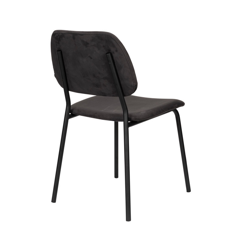Darby Upholstered Dining Chair, Black
