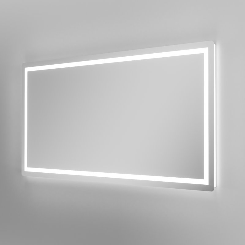 Miroir de meuble-lavabo de coin Dokes, 36 po x 72 po
