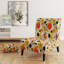 Fauteuil de chambre en velours de 21 po de largeur
