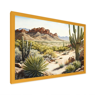 Arizona Desert V - art mural occidental