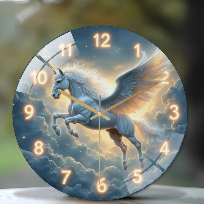 Horloge murale 12 po Pegasus