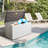 Decksplore 110 Gallons Water Resistant Resin Lockable Deck Box
