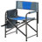 2 Lightweight Outdoor Chair With Storage - Oversized For Picnics, Blue/grey Triathlons Folding Storage,-518485565