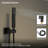12 Inch Rainfall Shower Head Wall Mount High Pressure Shower System with Push Button Diverter, Rough-in Valve and Handheld Spray