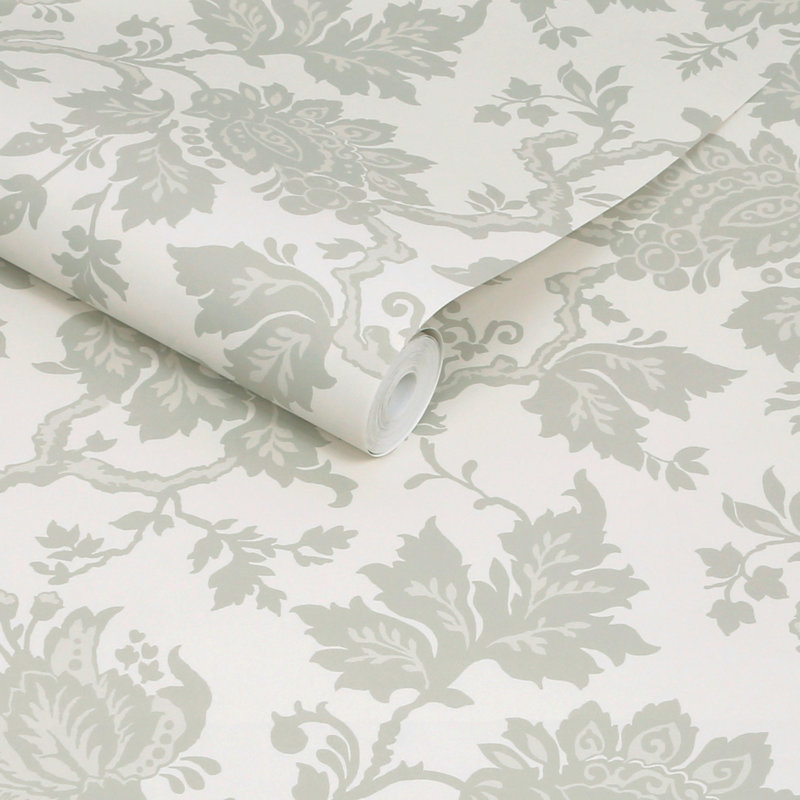 Jacobean Wallpaper, Light Green