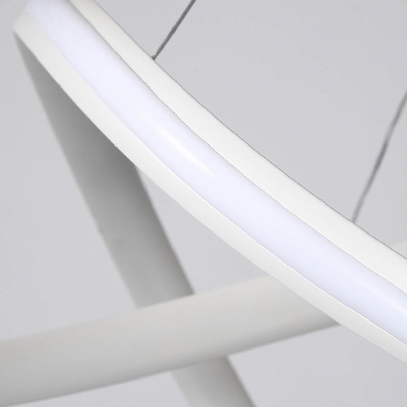 Aastha 1 - Light Cluster Geometric LED Pendant, White