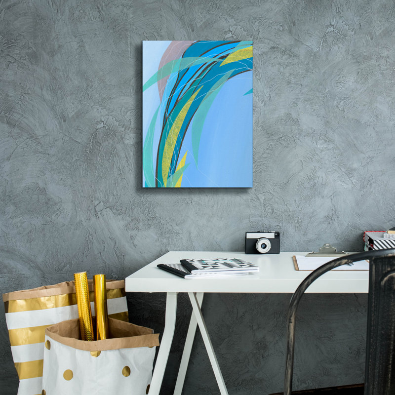 «Circulation Flow III» par Regina Moore, H 16 po x l 12 po x P 0,75 po