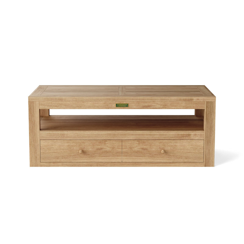 Copacabana Natural Teak Rectangular Outdoor Coffee Table