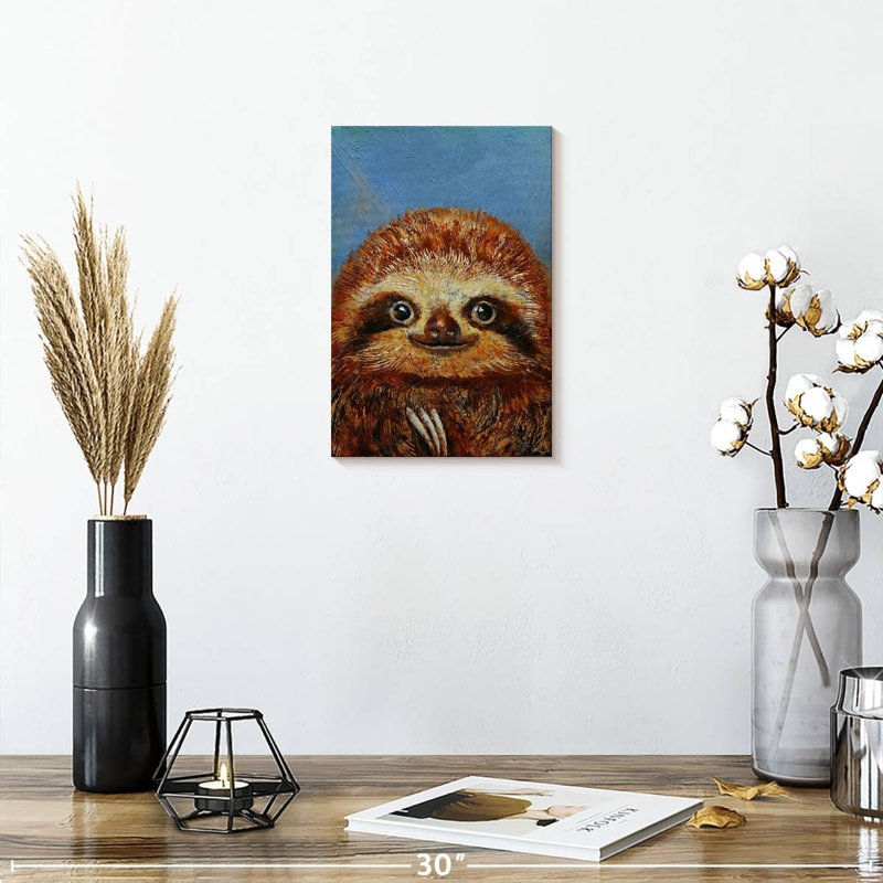 Brampt Baby Sloth, 12" H x 8" W