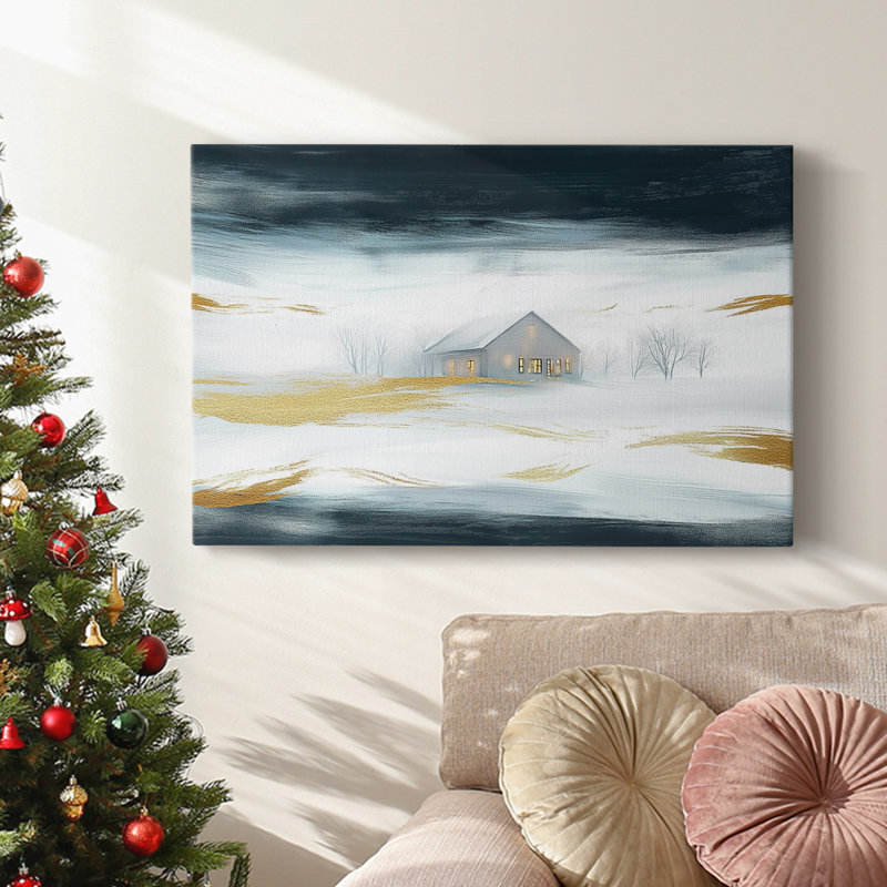 Christmas Holiday Arts - Toile tendue avec châssis, H 18 po x l 27 po