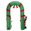 8FT Christmas Inflatable Santa Snowman Gate Arch