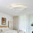 Codie 3- Light 28.3 Inches White Led Semi Flush Mount with Remote Control-2105347340-2017203054