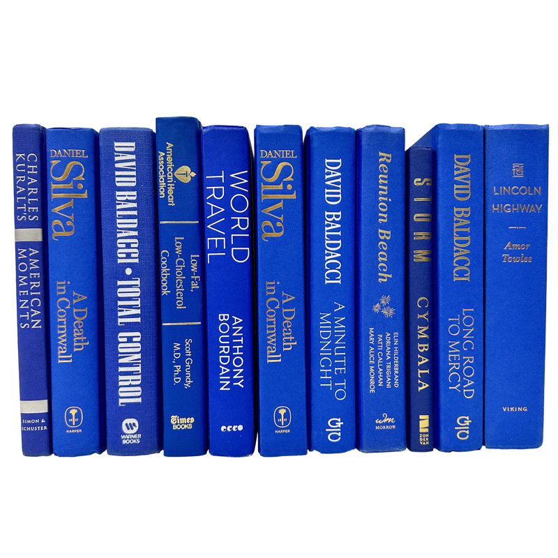 Indigo livres modernes par la couleur et le pied