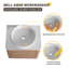 Meuble-lavabo double 60 po avec lavabo en céramique et meuble-lavabo mural 60 po-819479347-819479351