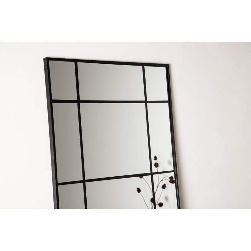 Dontae Metal Flat Wall Mirror