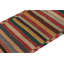 Wool Striped Area Rug in Red/Yellow/Blue