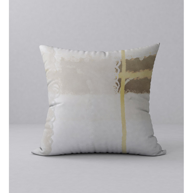 Première housse de coussin décorative carrée/insert, 20 po X 20 po