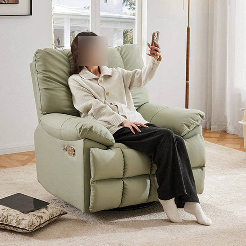 Fauteuil inclinable pivotant multifonctionnel pour canapé simple, Vert
