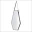 Miroir mural 18x1,6x31,5 "Hexagonal