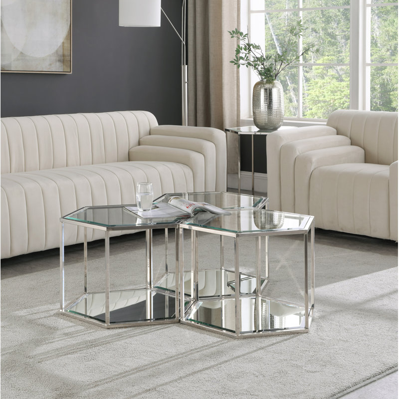 Ensemble de tables basses 2 pièces Dickerson