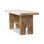 Poe Accent Bench-Hampton Cream