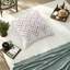 Ensembles de literie confortables en coton, style taupe avec coussins décoratifs pour la maison