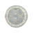 9'x9' Blue Grey Hand Knotted Karajeh Design Wool Round Oriental Rug AB993CAC81D24FB5A822FCC3F1C305A7
