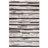 Shadle Hand Woven Leather/Felted Cloth Abstract Rug in Black/Ivory-1663655523
