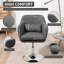 Twyman Upholstered Linen Swivel Armchair-62427037