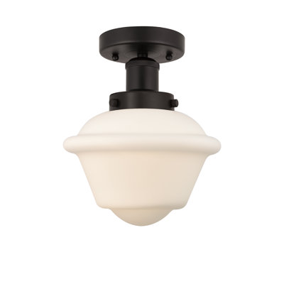 Grourke Glass Semi Flush Mount