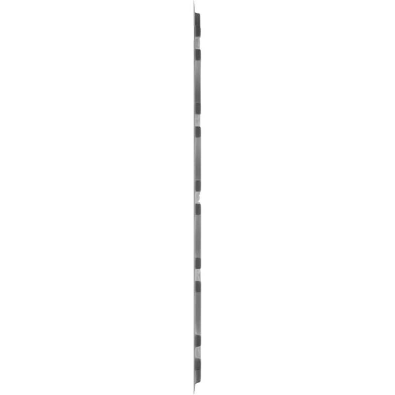 White Geometric Textured 3D PVC Wall Panels, 50-Pack