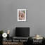 Décoration murale pivoines Shadowbox Print Glam par Notoriart, cadre blanc, 11 x 16-978618765-978618775