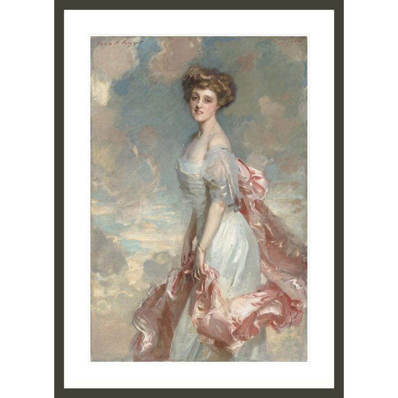 «Miss Mathilde Townsend» par John Singer Sargent, impression giclée encadrée, H 41,5 po x l 30,17 po