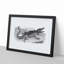 Crocodile in Black & White by George Shaw - Framed Print-55621407-55621408
