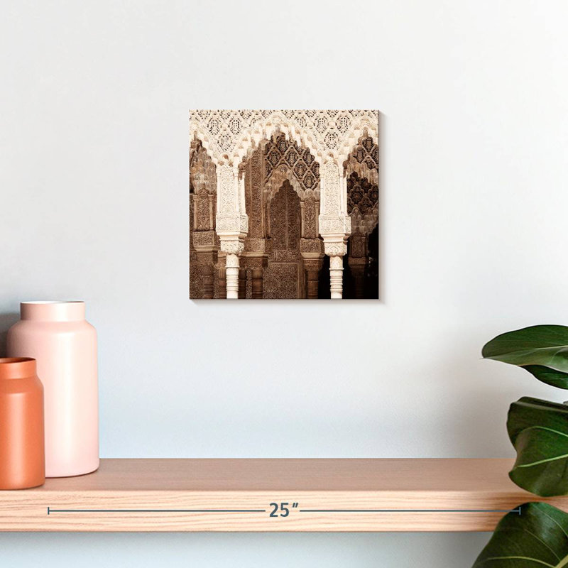Nicci, les arches arabes, H 10 po x l 10 po