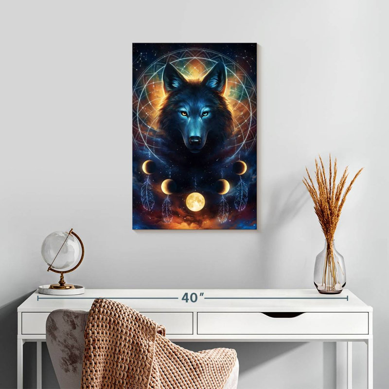 Loup attrapeur de rêves Brampt, H 24 po x l 16 po