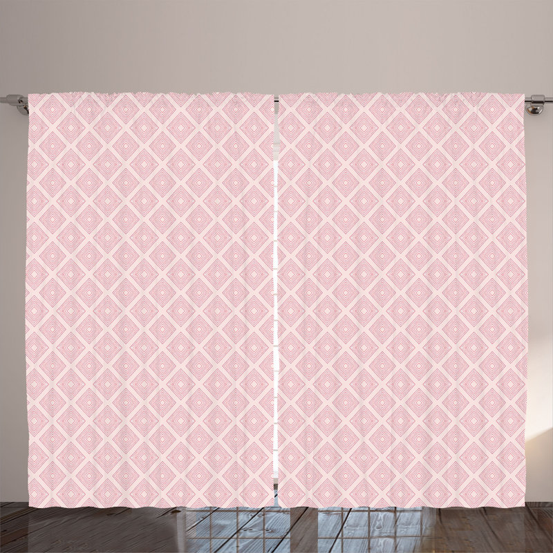 Semi Sheer Curtain Pair