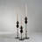 Pinecone Design Wrought Iron Candleholder-1830707111