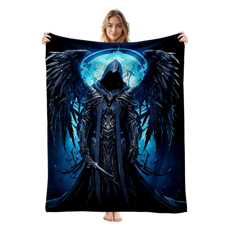 Jeté en flanelle JYK Halloween, Dark Angel Armour