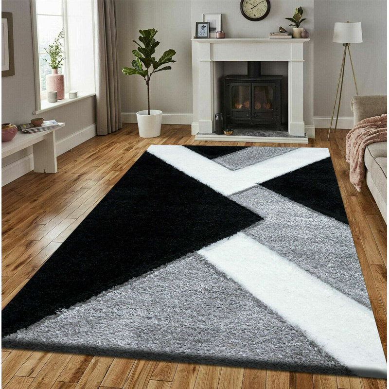 Krishauna Geometric Area Rug, Rectangle 60 x 110cm