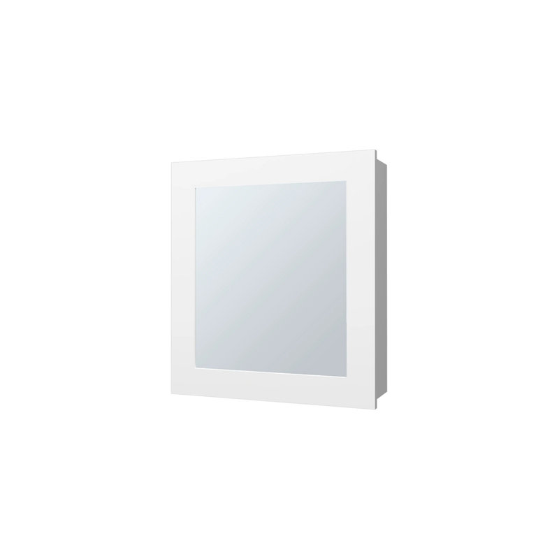 Pharmacie avec miroir inclus, Blanc
