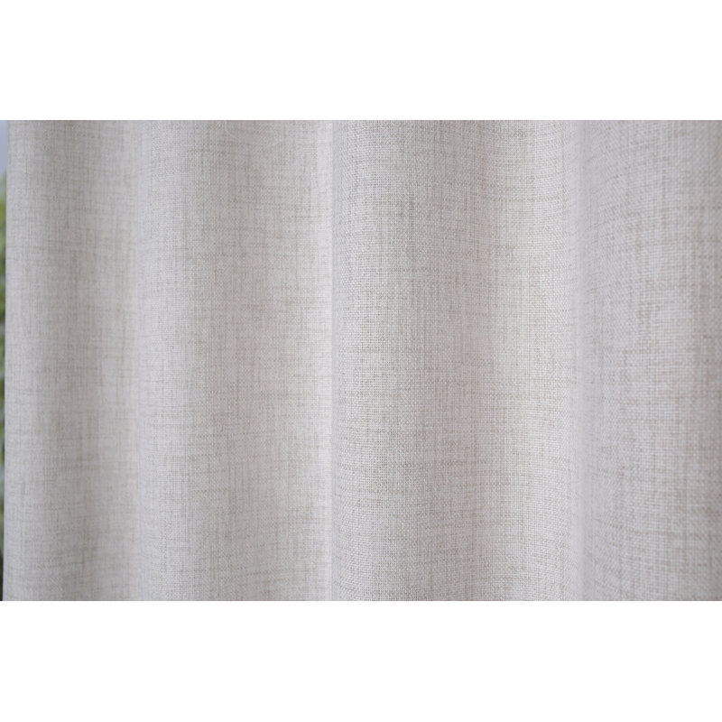 Room Darkening Curtain Single Panel, Natural colors
