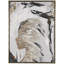 Profil de femme sur toile, impression