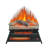 23" 3D Log Set Electric Fireplace Insert with Infrared Heating