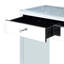 Console, miroir et faux diamants