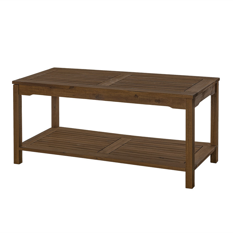 Dolores Rectangular Acacia Outdoor , cm W cm D, Dark Brown