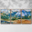 Blue Mountain Peaks II - Toile encadrée multi-pièces 2783178C-1947671206-1947671201