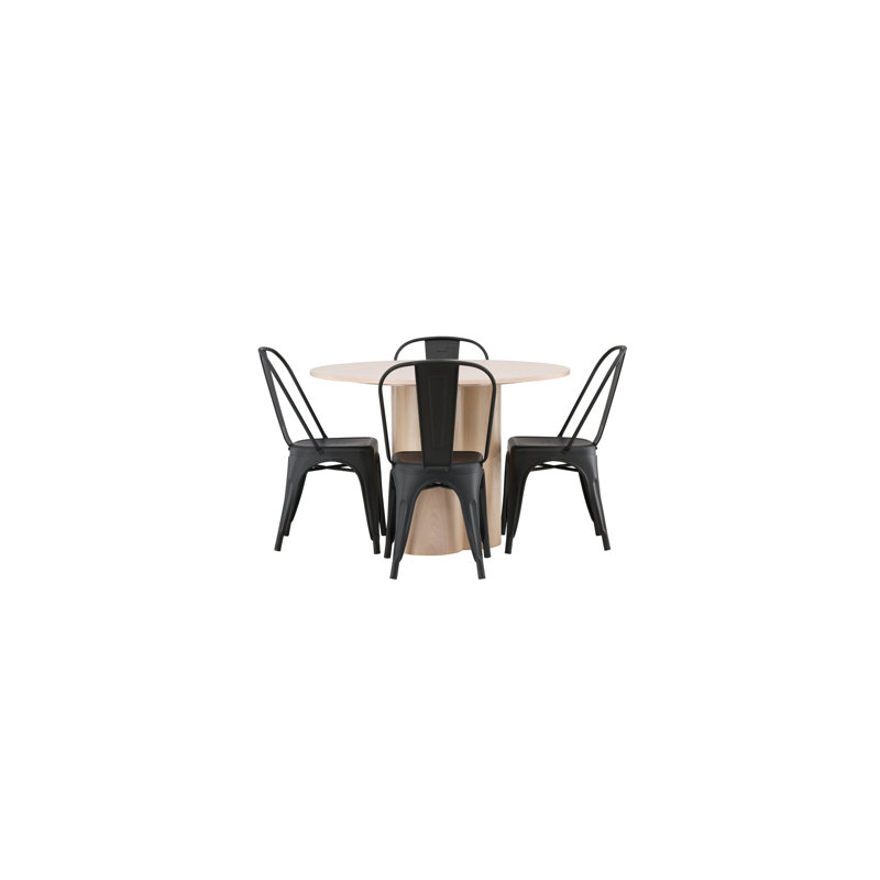 Pippin 4 - Person Dining Set, White