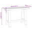 120cm Solid Wood Top Console Table