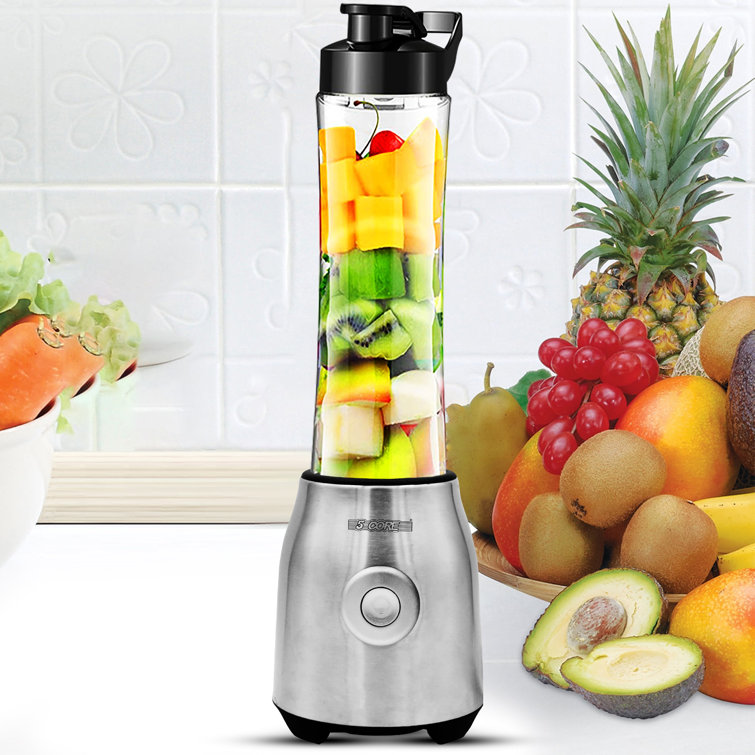 5 CORE Personal Blender 20 Oz Capacity BPA Free Food Processor with  Portable Bottle 600ml